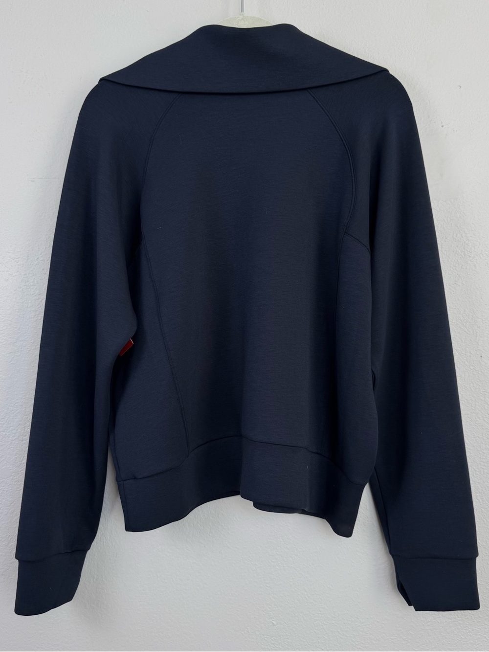SPANX Softstreme AirEssentials Half Zip Pullover Sweatshirt Women’s L Navy NWT - Picture 2 of 13